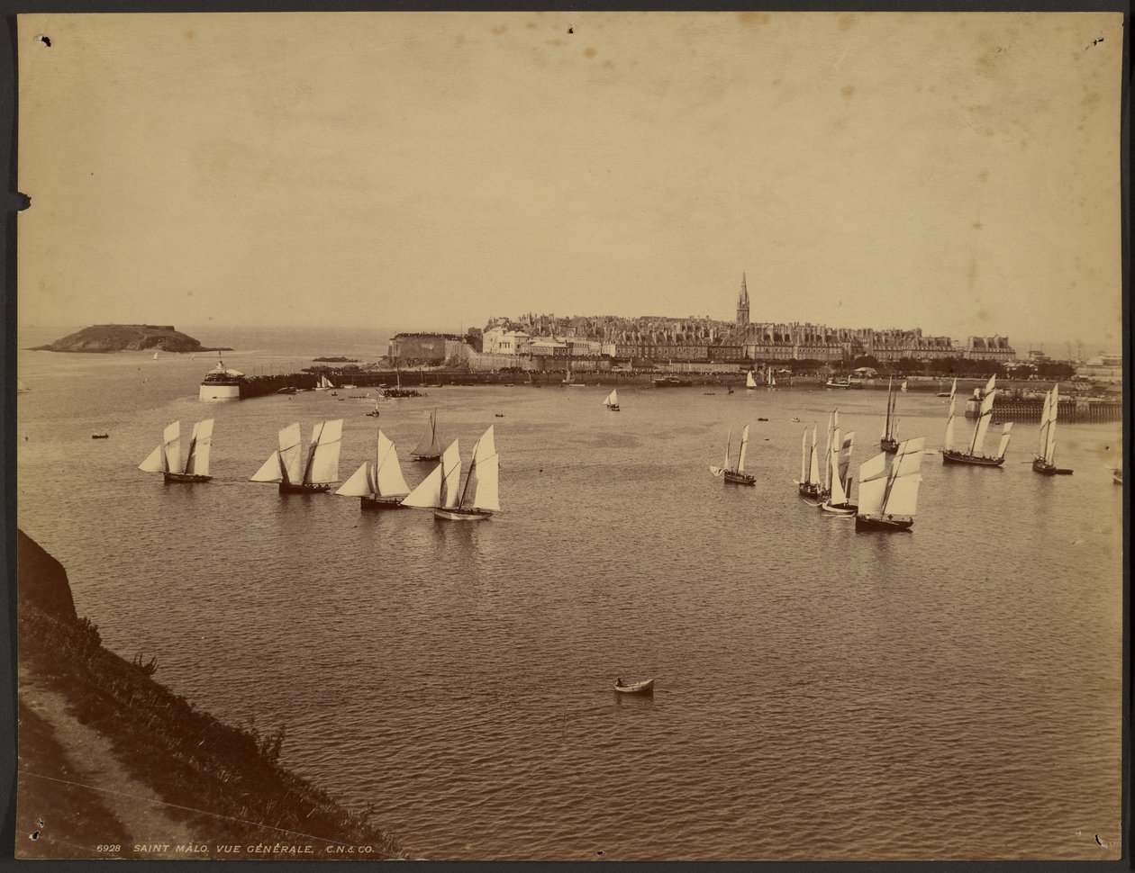 Saint Malo. Vue Generale. autorstwa Carl Norman