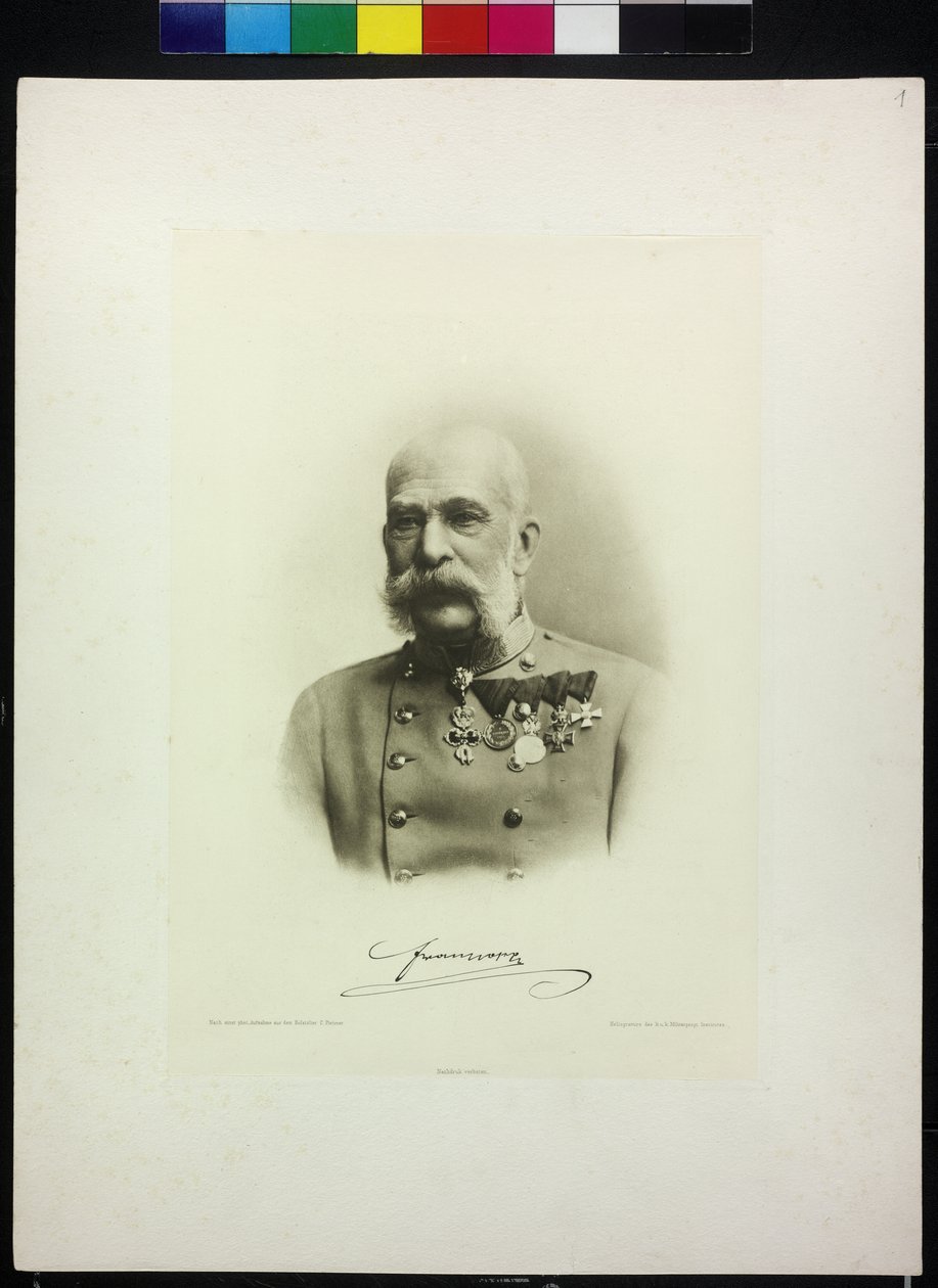 Cesarz Austrii Franciszek Józef I autorstwa Carl Pietzner