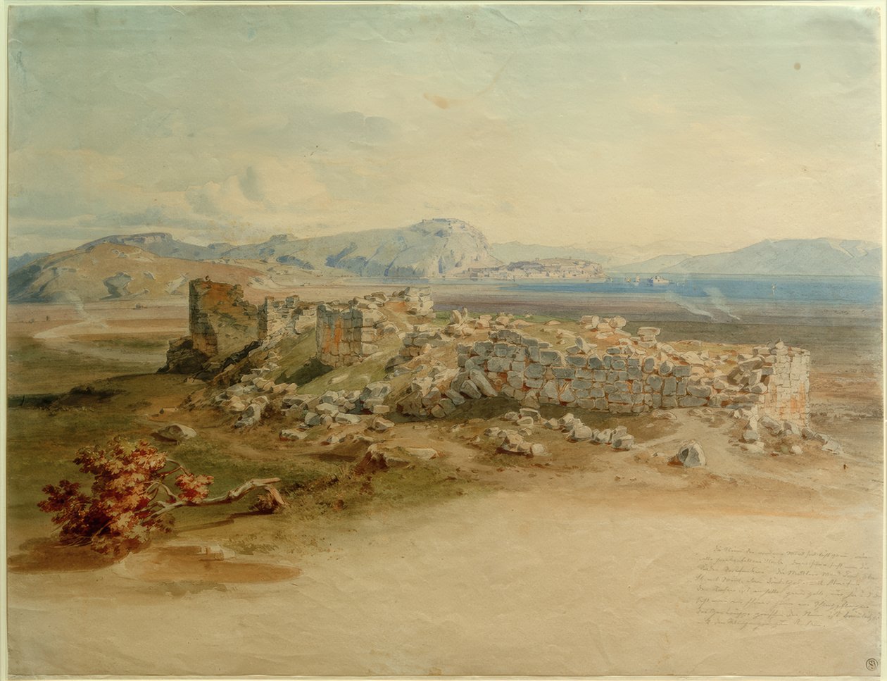 Tiryns autorstwa Carl Rottmann