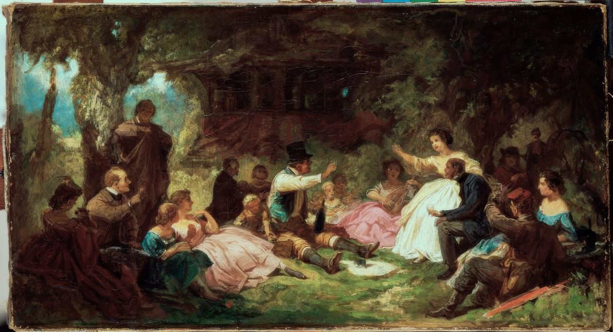 Piknik autorstwa Carl Spitzweg