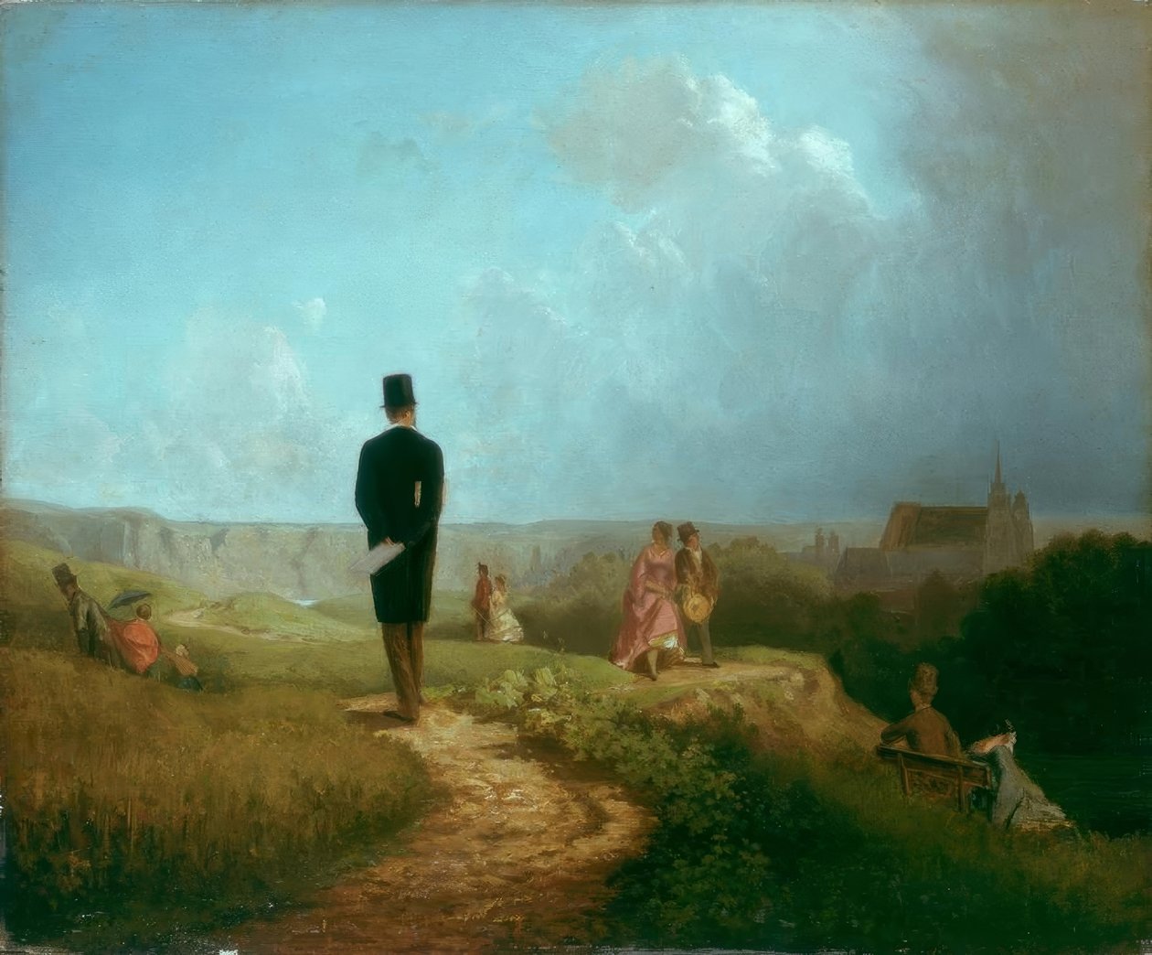 Duma ogrodu autorstwa Carl Spitzweg