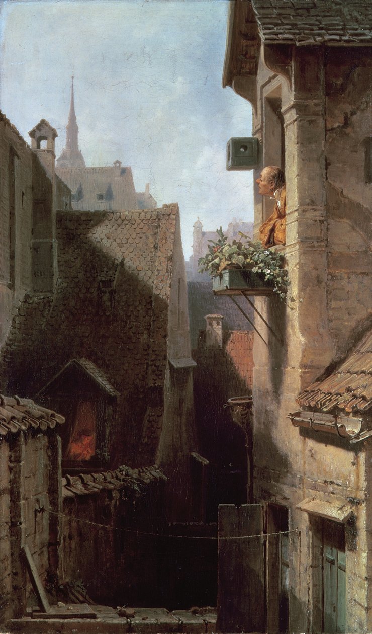 Hipochondryk autorstwa Carl Spitzweg