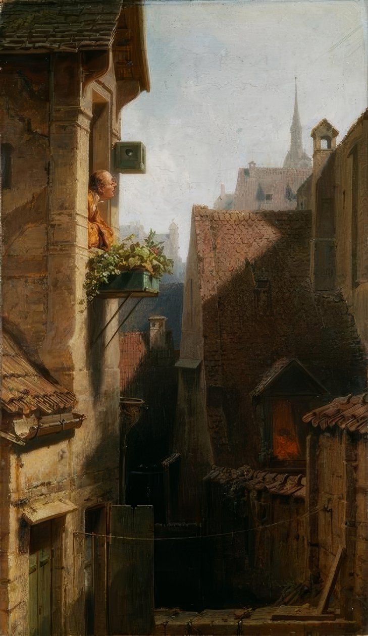 Hipochondryk autorstwa Carl Spitzweg