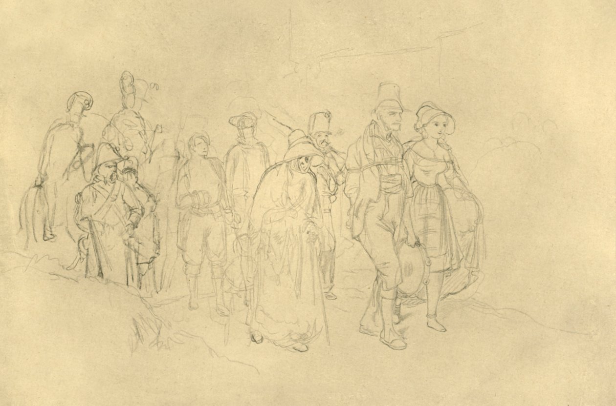 Cyganie sprowadzeni, połowa końca XIX w., ok. 1924 r. autorstwa Carl Spitzweg
