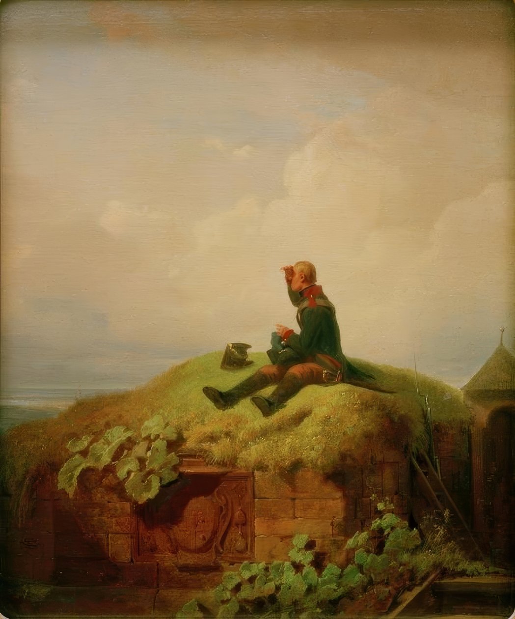 Dawno, dawno temu (wartownik dziewiarski) autorstwa Carl Spitzweg
