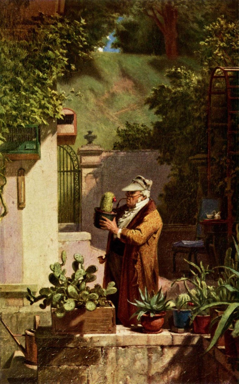 Kaktus autorstwa Carl Spitzweg
