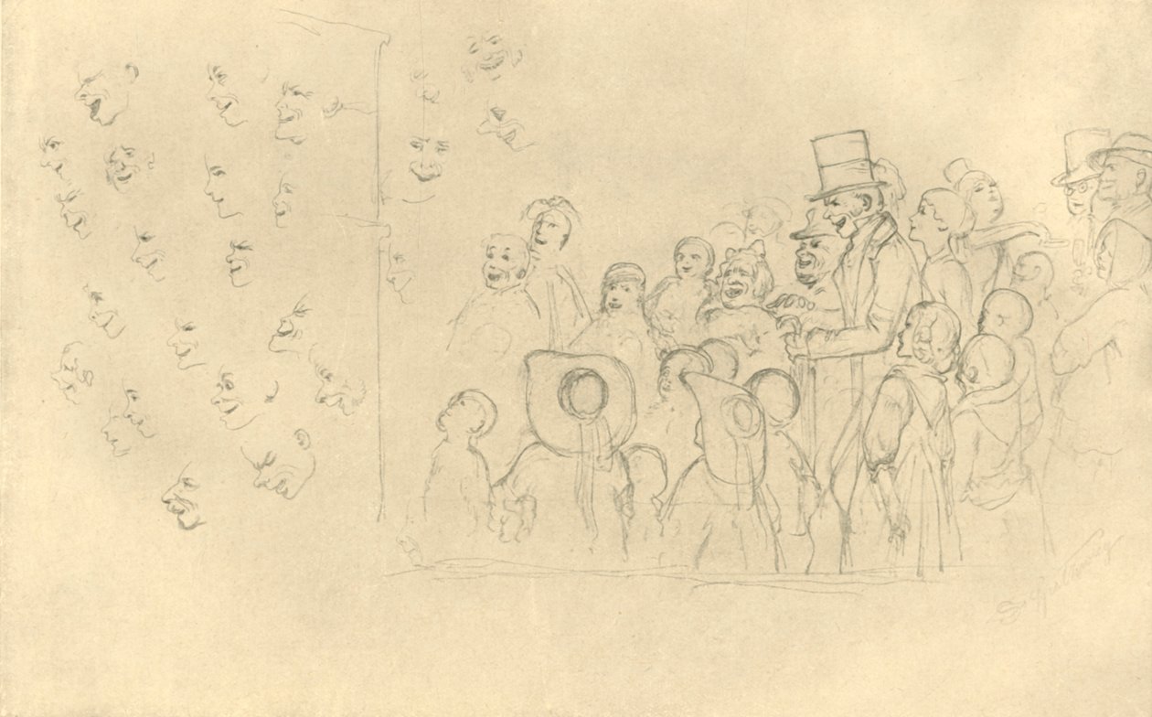 Kasperltheater II, połowa końca XIX w., ok. 1924. autorstwa Carl Spitzweg