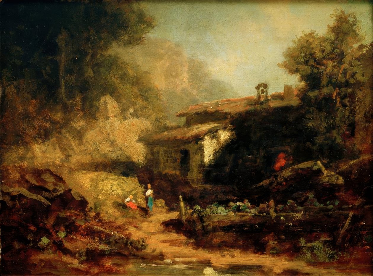 Młyn w górach autorstwa Carl Spitzweg