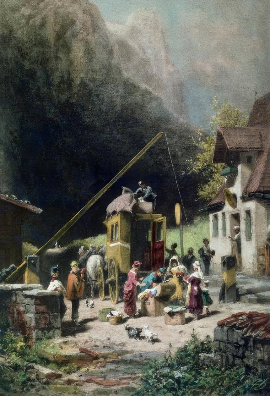 Tylko myśli są bezcłowe autorstwa Carl Spitzweg