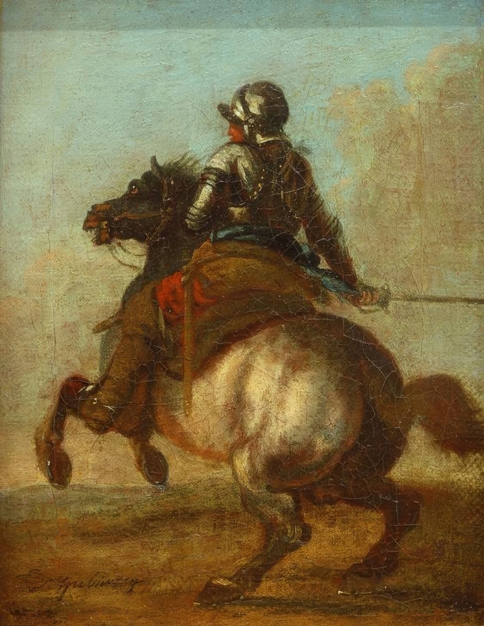 Portret jeździecki autorstwa Carl Spitzweg