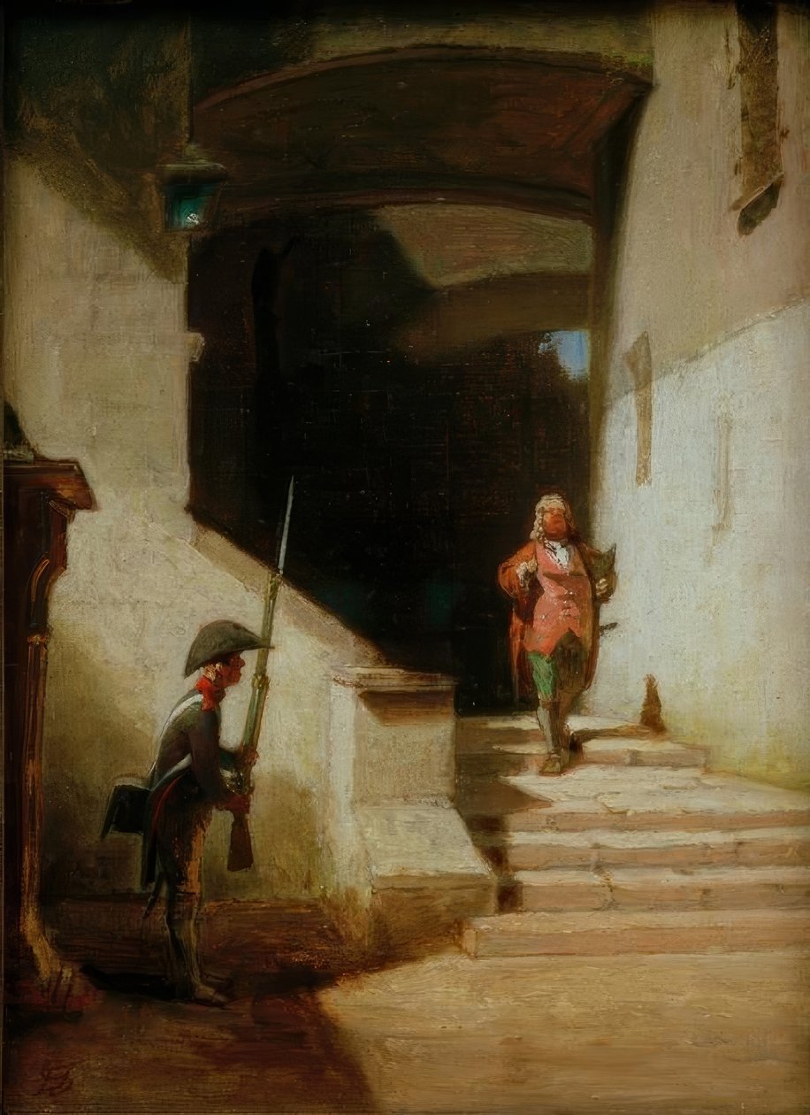 Serenissimus (przychodzi) autorstwa Carl Spitzweg