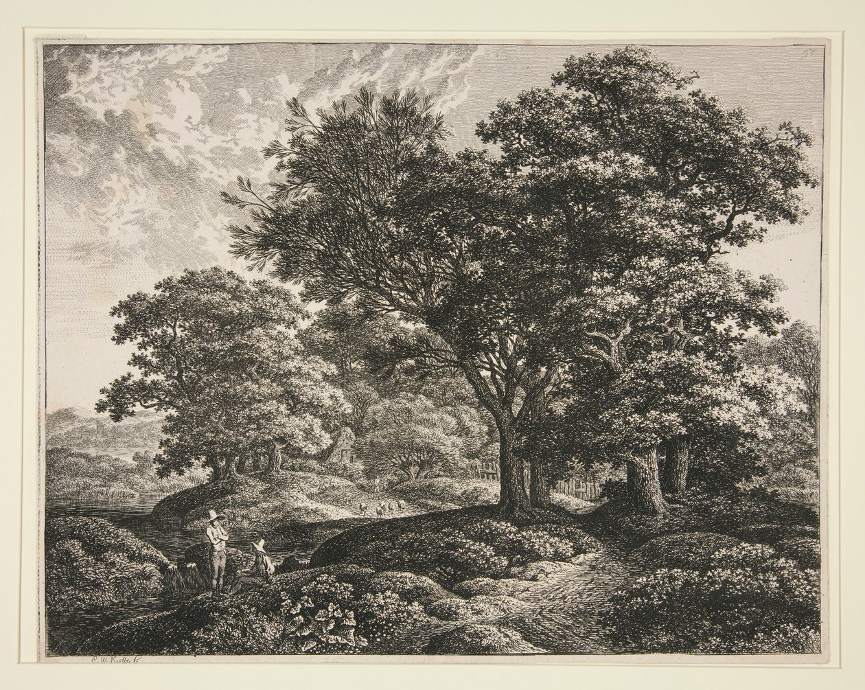 Krajobraz autorstwa Carl Wilhelm Kolbe the elder