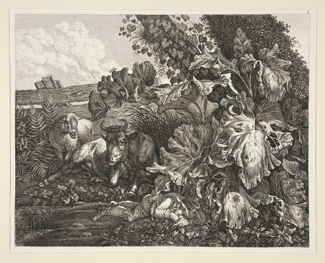 Krajobraz autorstwa Carl Wilhelm Kolbe the elder