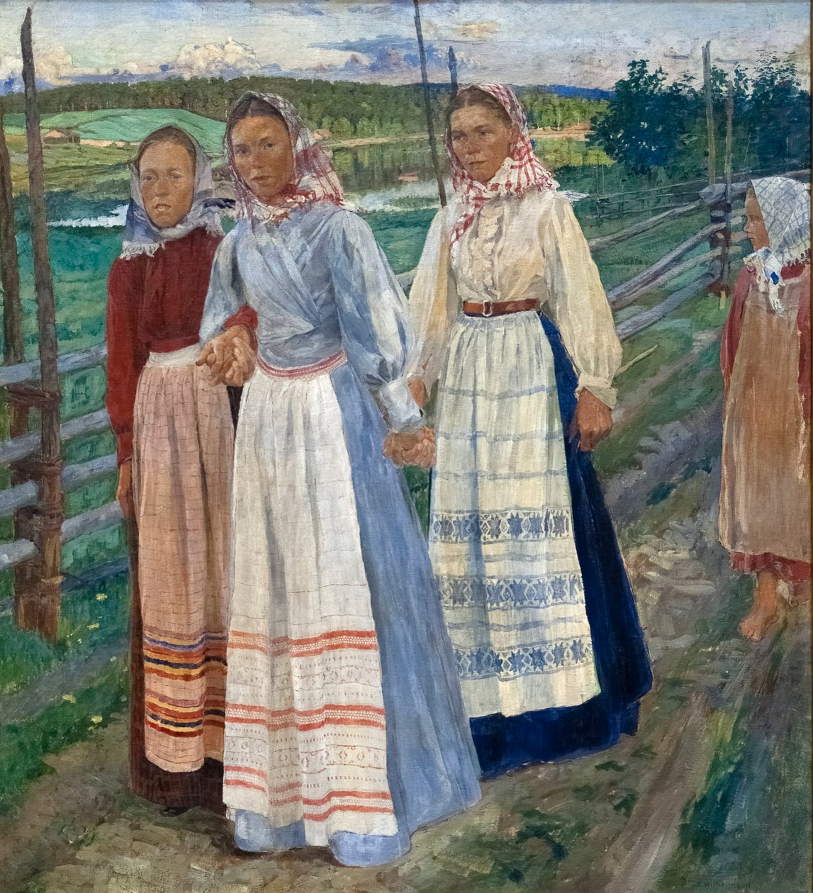 Sobotni wieczór autorstwa Carl Wilhelm Wilhelmson