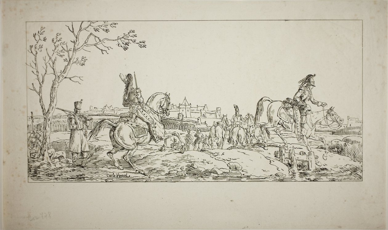 Oblężenie autorstwa Carle Vernet