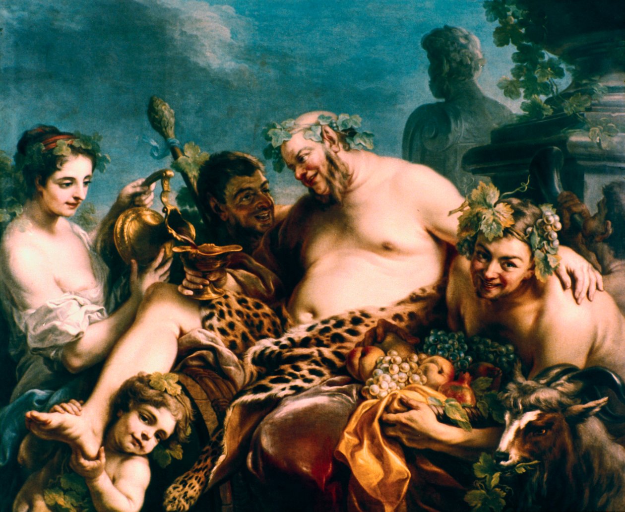 Pijany Silenus, 1747. autorstwa Carle van Loo