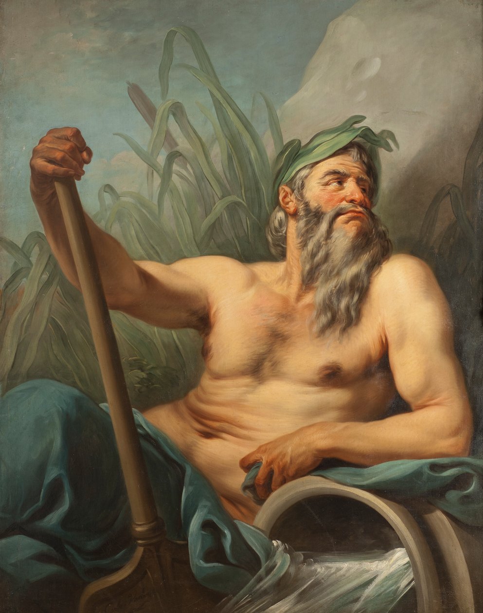 Rzeka Bóg, ok. 1735-65 autorstwa Carle van Loo
