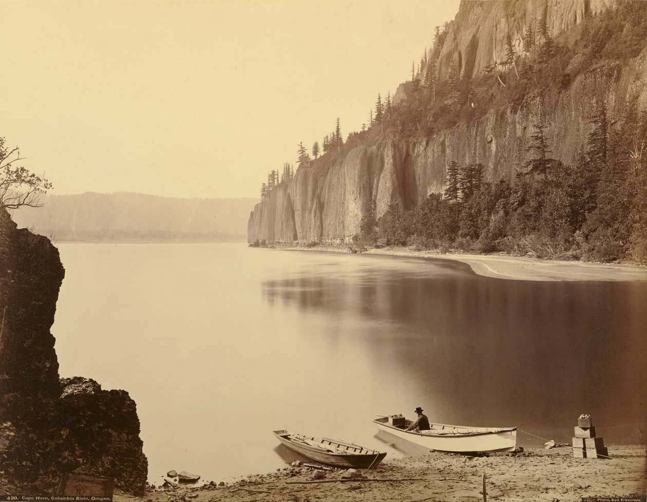 Cape Horn, Columbia River, Oregon autorstwa Carleton E. Watkins