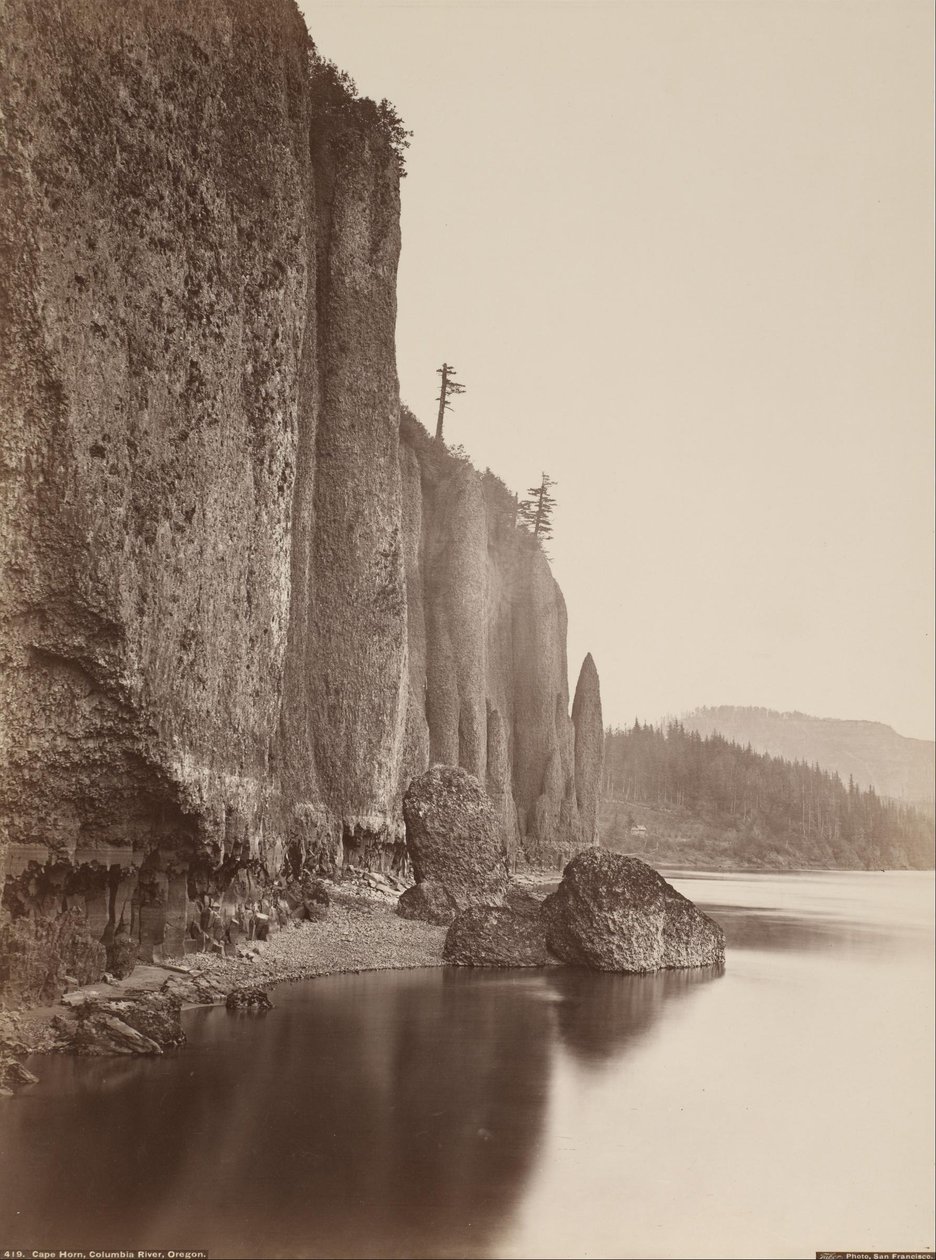 Cape Horn, Columbia River, Oregon autorstwa Carleton E. Watkins