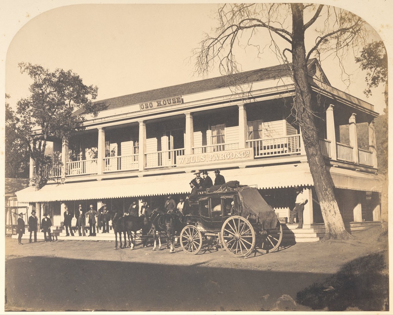 Dom Oso autorstwa Carleton E. Watkins