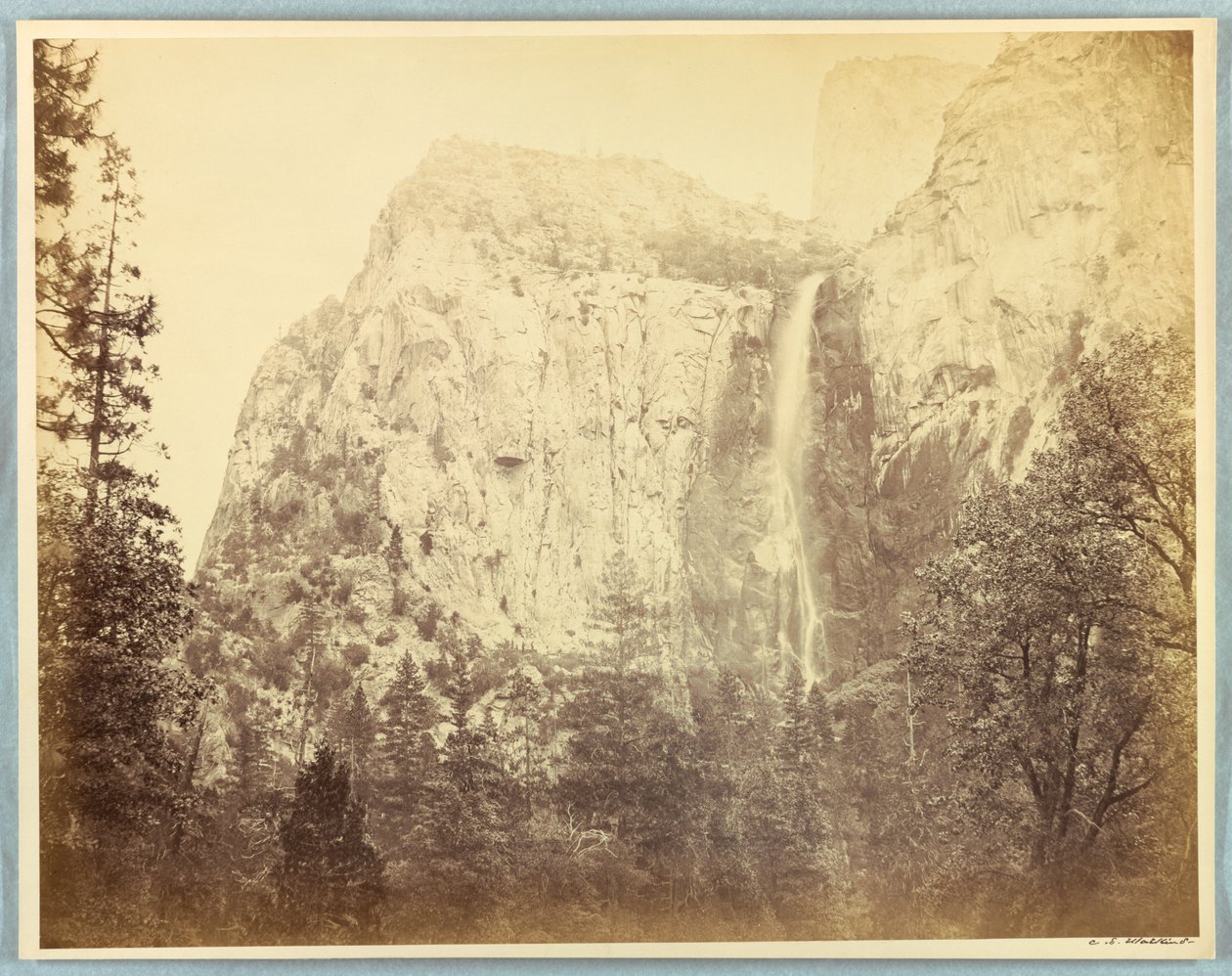 Napęd, Welon ślubny, Yosemite autorstwa Carleton E. Watkins
