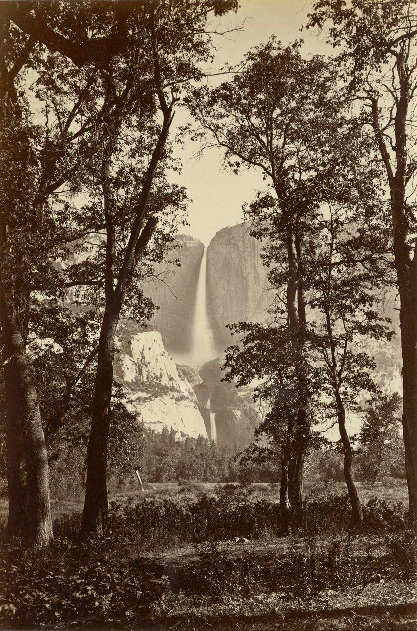 Wodospad Yosemite, 2634 ft. autorstwa Carleton E. Watkins