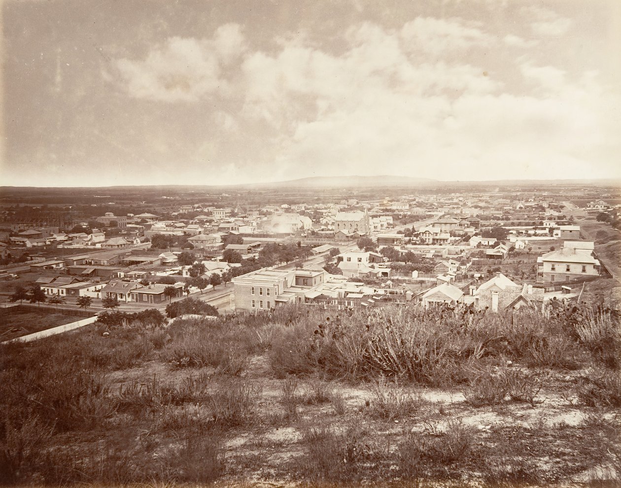 Los Angeles, 1876, druk ok. 1876. autorstwa Carleton Emmons Watkins