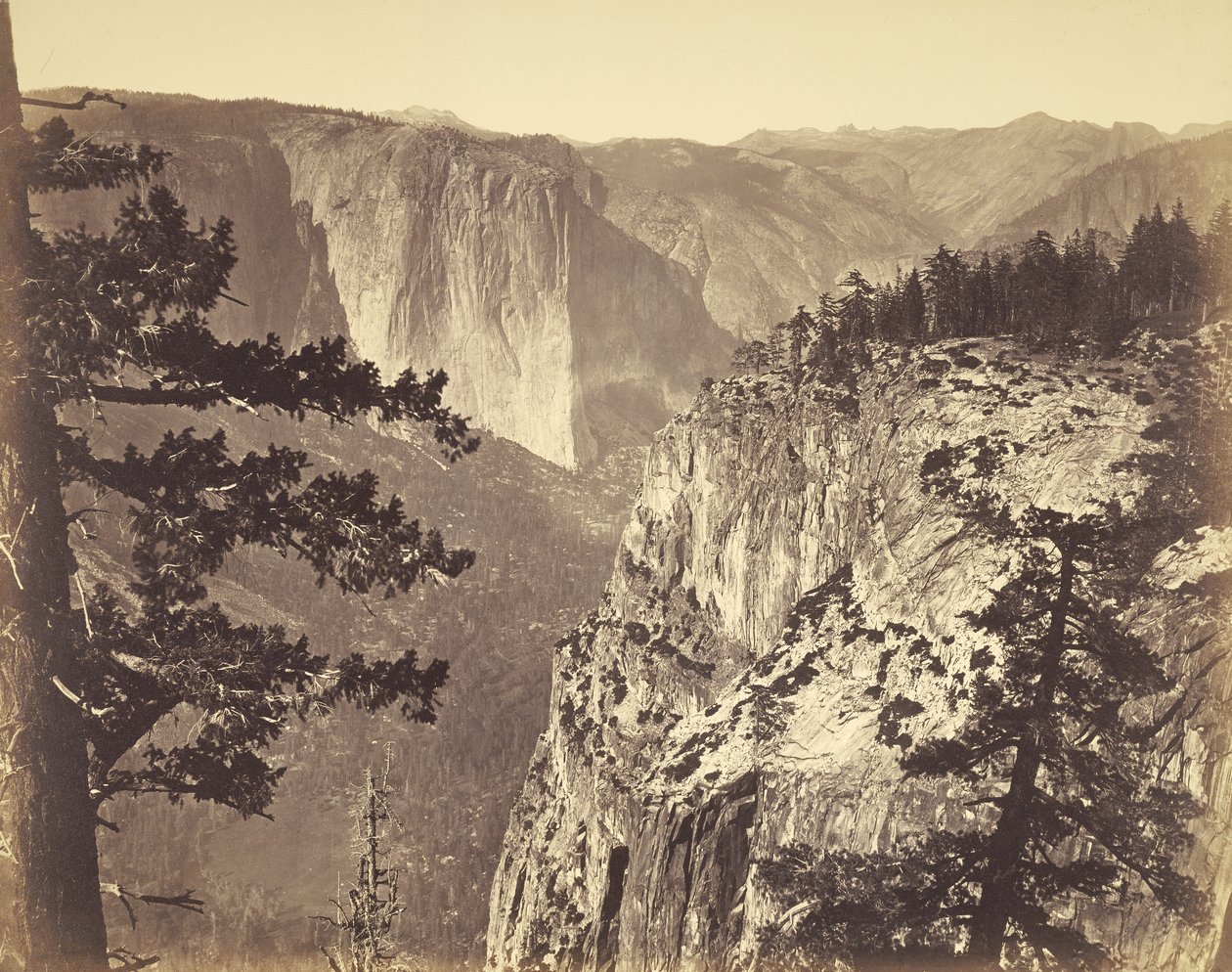 [Pierwszy widok doliny] autorstwa Carleton Watkins