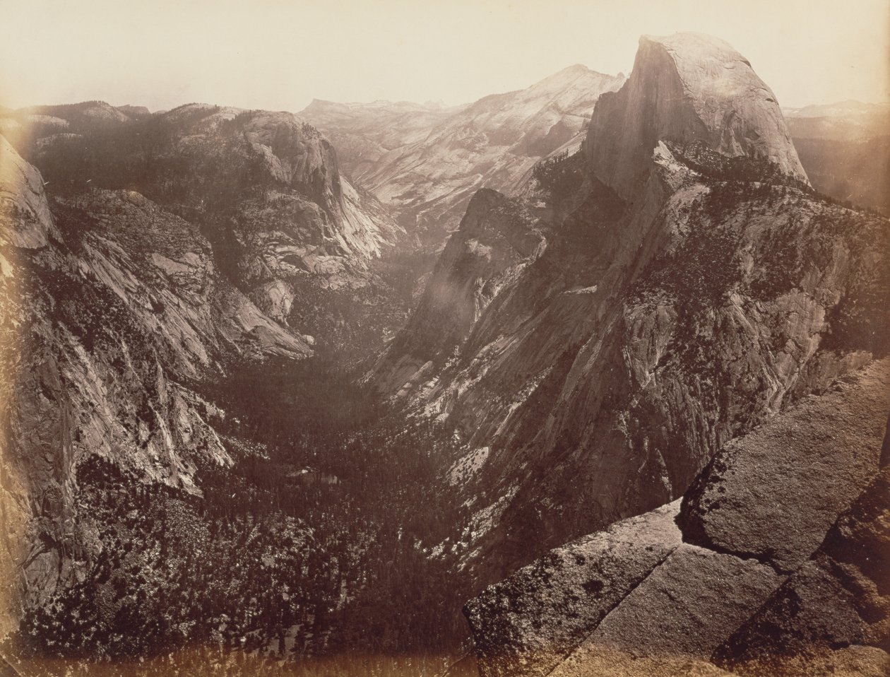 [Half Dome z Glacier Point] autorstwa Carleton Watkins