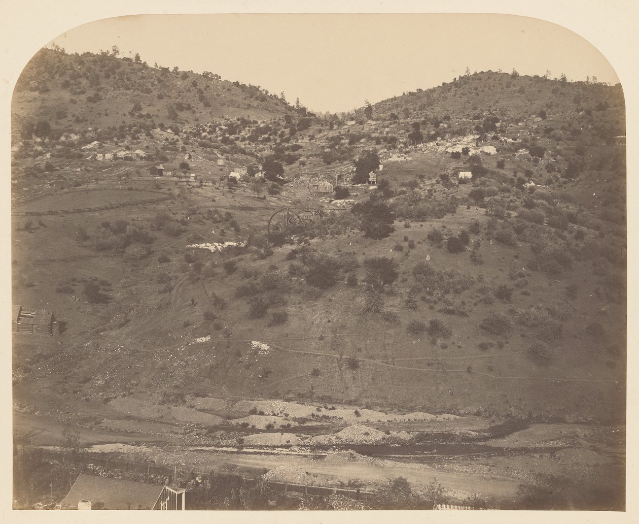 [Mariposa Creek]. autorstwa Carleton Watkins