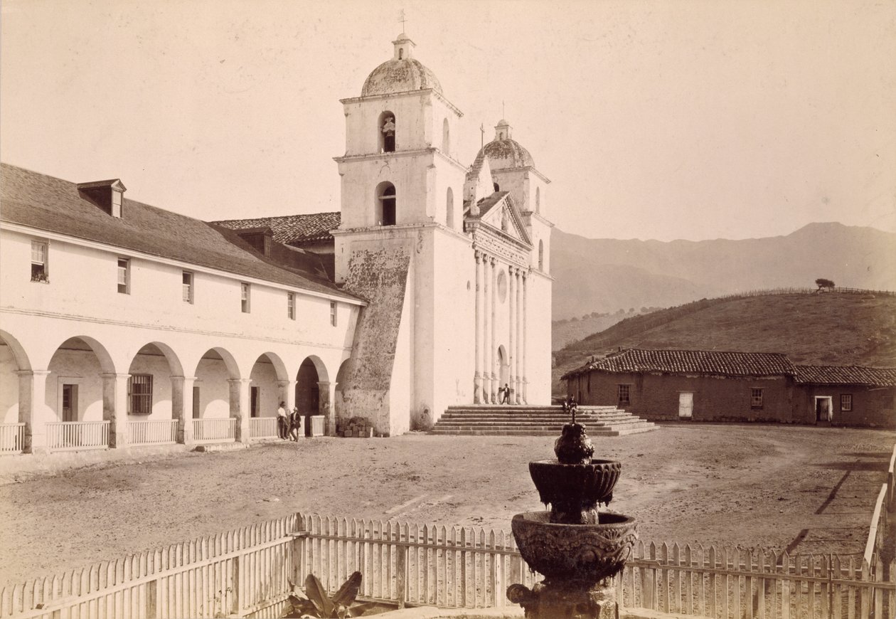 [Misja, Santa Barbara] autorstwa Carleton Watkins