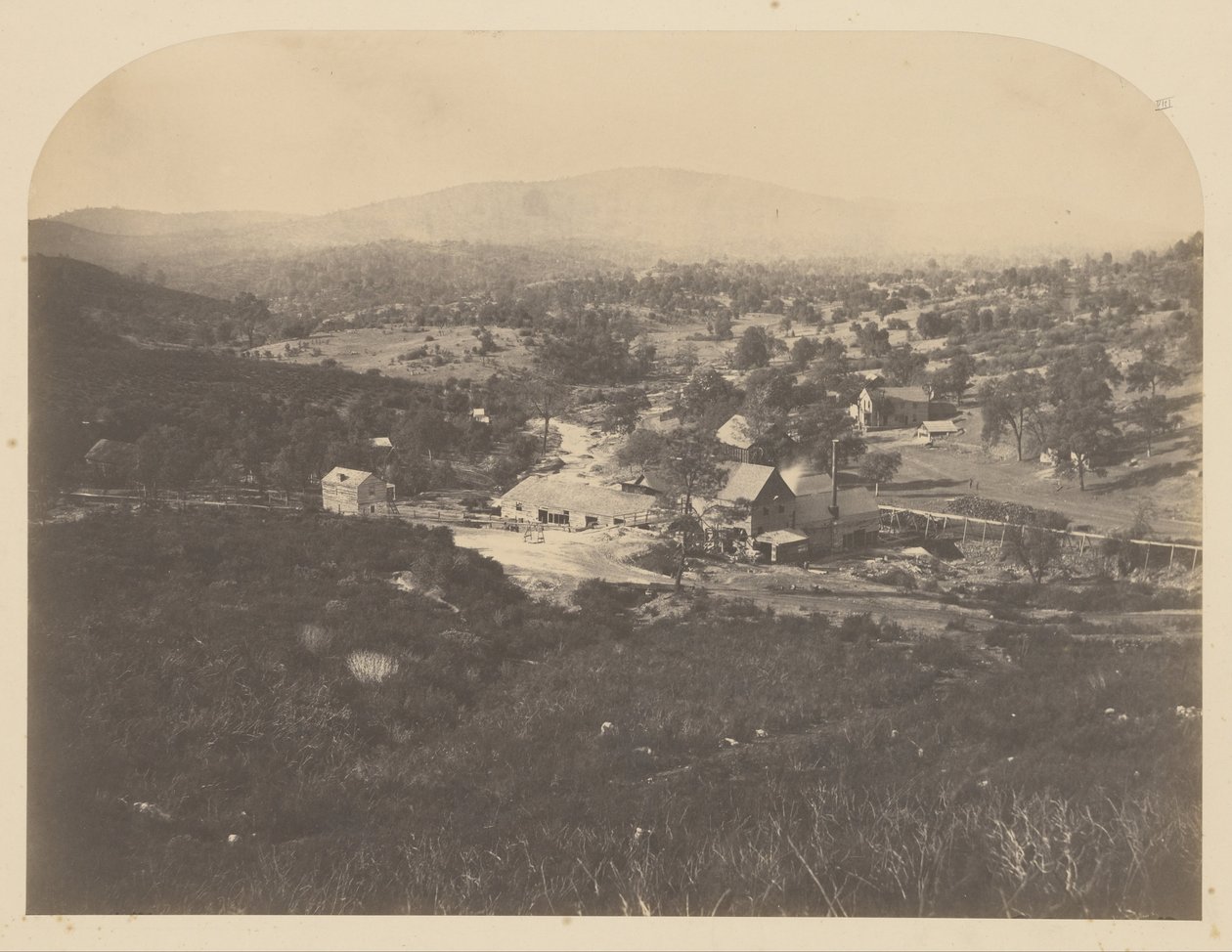 Góra Ophir – północ autorstwa Carleton Watkins