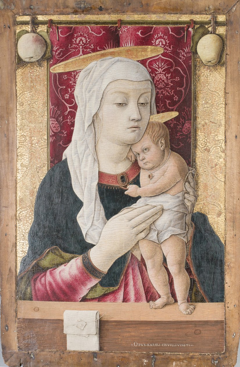 Madonna z Dzieciątkiem, c.1468 (tempera i olej na desce) autorstwa Carlo Crivelli