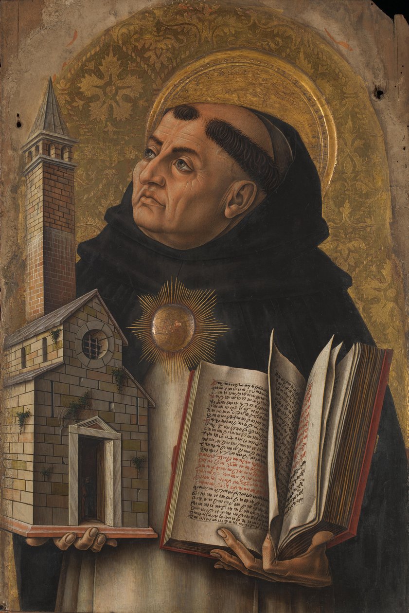 Św. Tomasz z Akwinu autorstwa Carlo Crivelli
