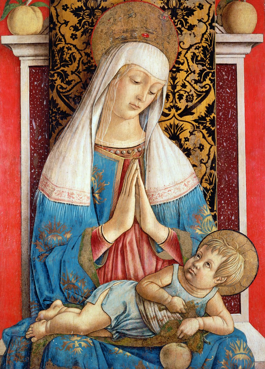 Madonna di Poggio Brette (tempera na płycie) autorstwa Carlo Crivelli