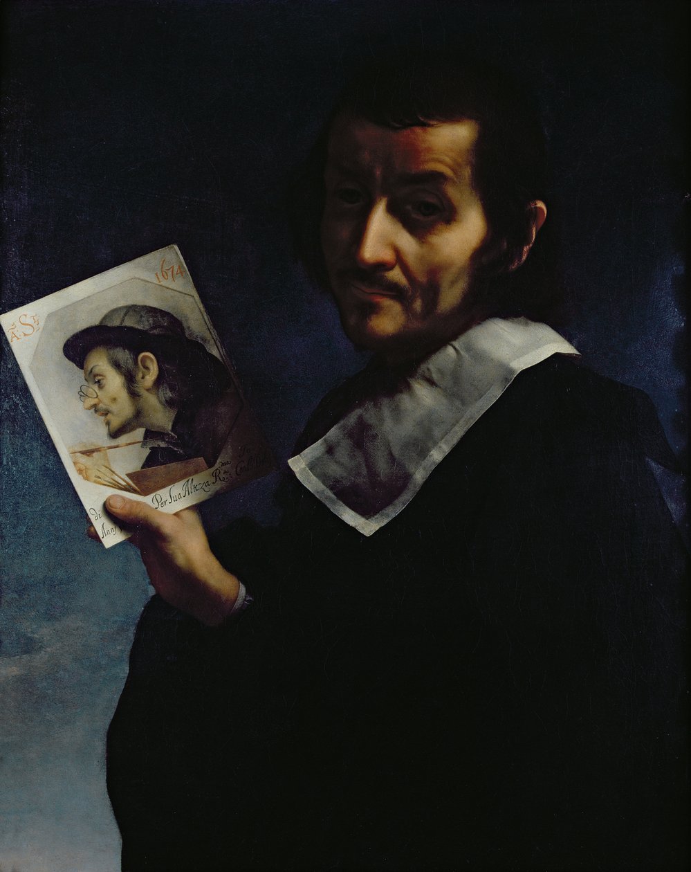 Autoportret, 1674 autorstwa Carlo Dolci