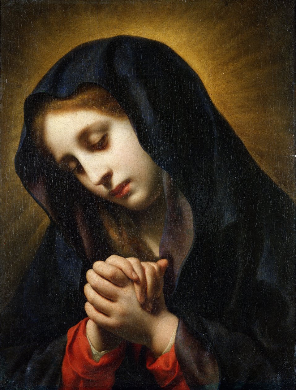 د اعلان ورجن، c.1653-55 poli autorstwa Carlo Dolci