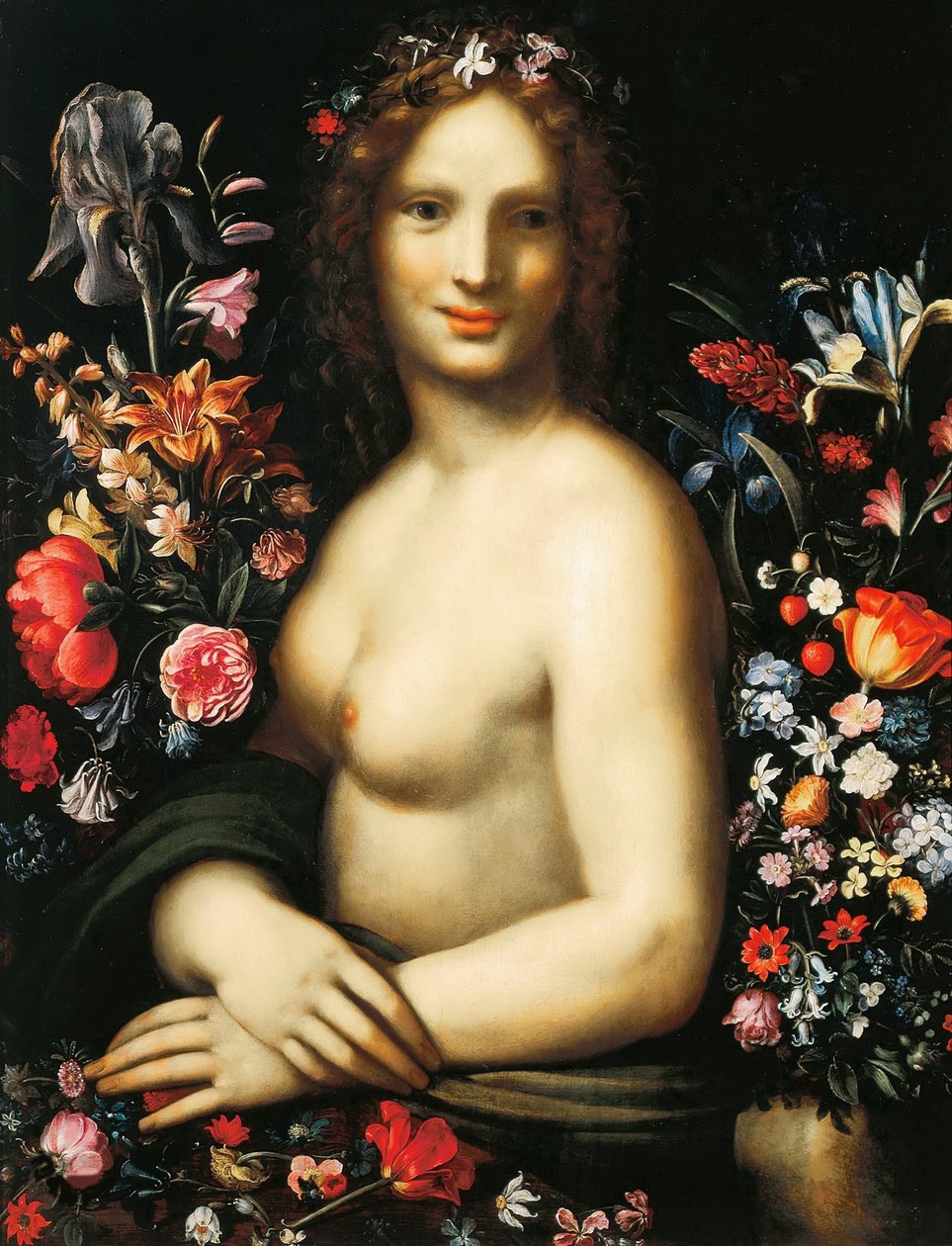 Flora La Nuda, ca. 1600. autorstwa Carlo Antonio Procaccini