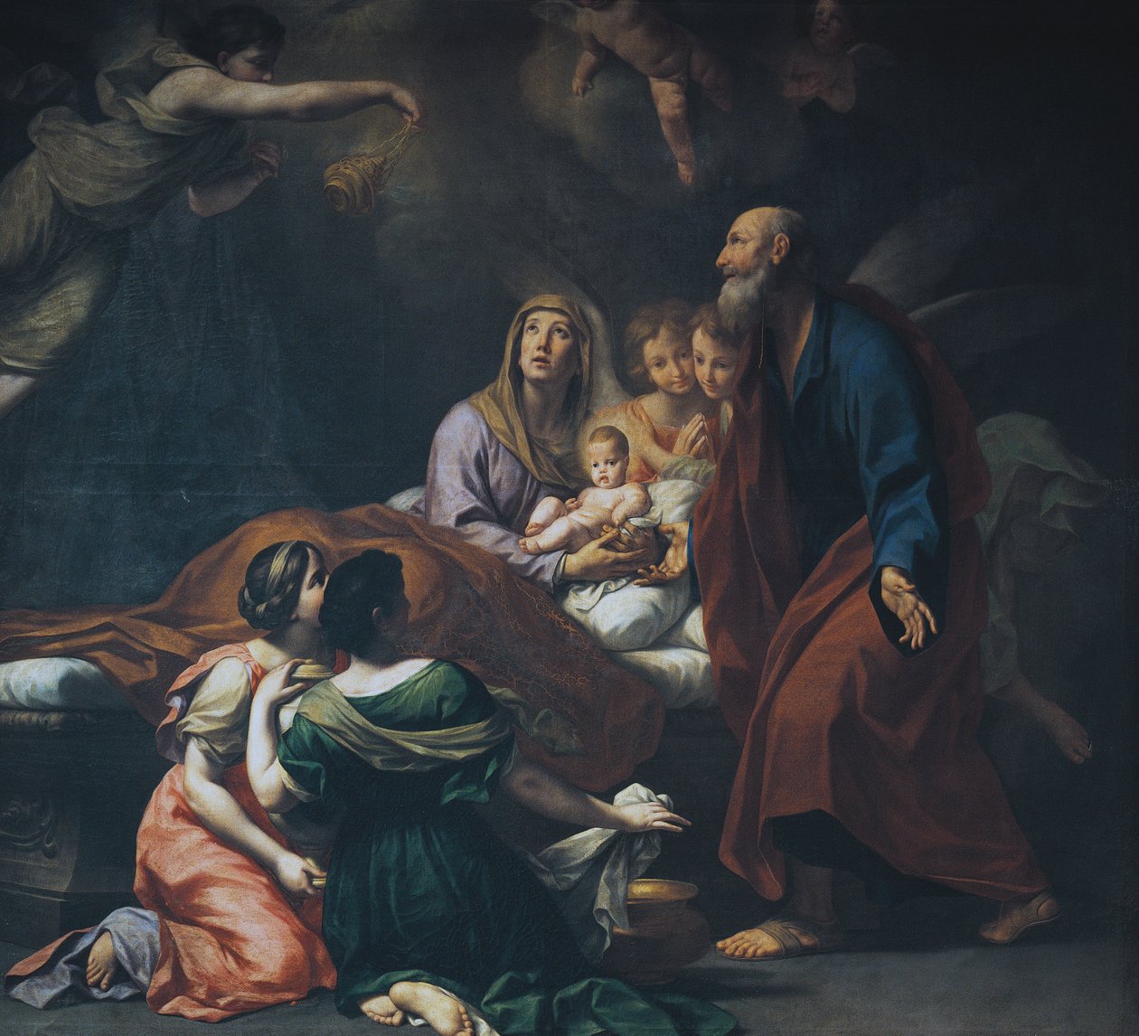 Narodzenia Maryi autorstwa Carlo Cignani
