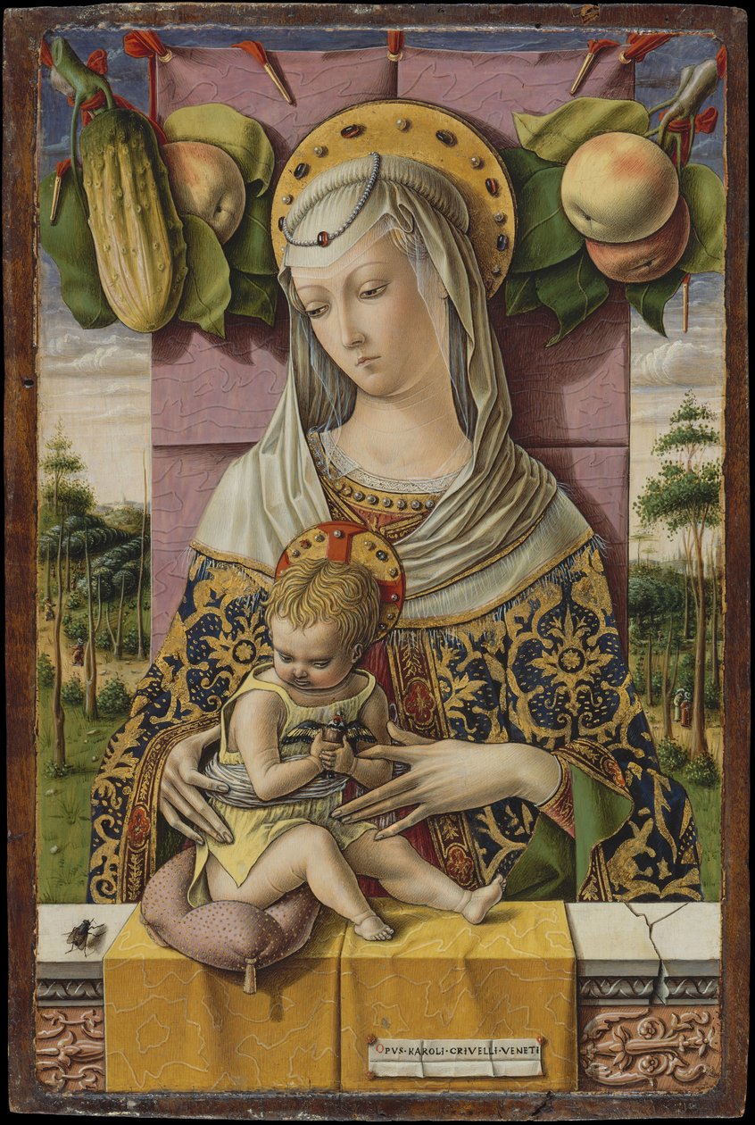 Madonna z Dzieciątkiem, ca. 1480. autorstwa Carlo Crivelli