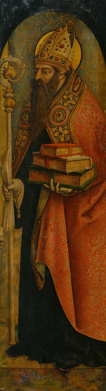 Św. Augustyn, 1480s autorstwa Carlo Crivelli