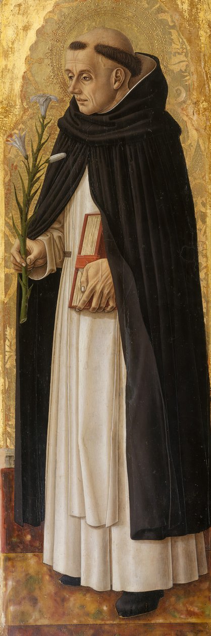 Św. Dominik, 1472. autorstwa Carlo Crivelli