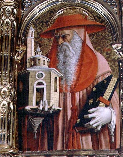 Św. Hieronim, fragment z poliptyku Sant