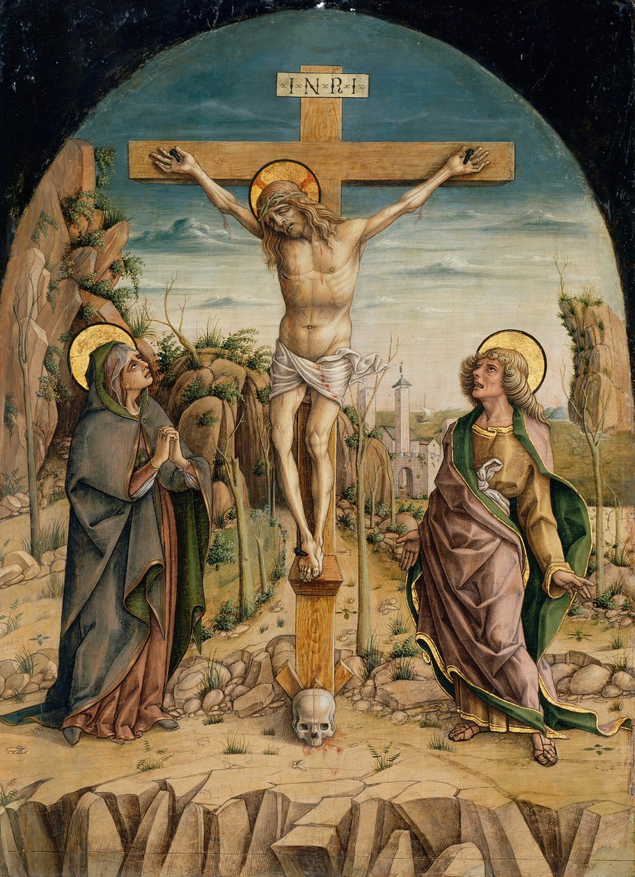 Ukrzyżowanie, c. 1487. autorstwa Carlo Crivelli