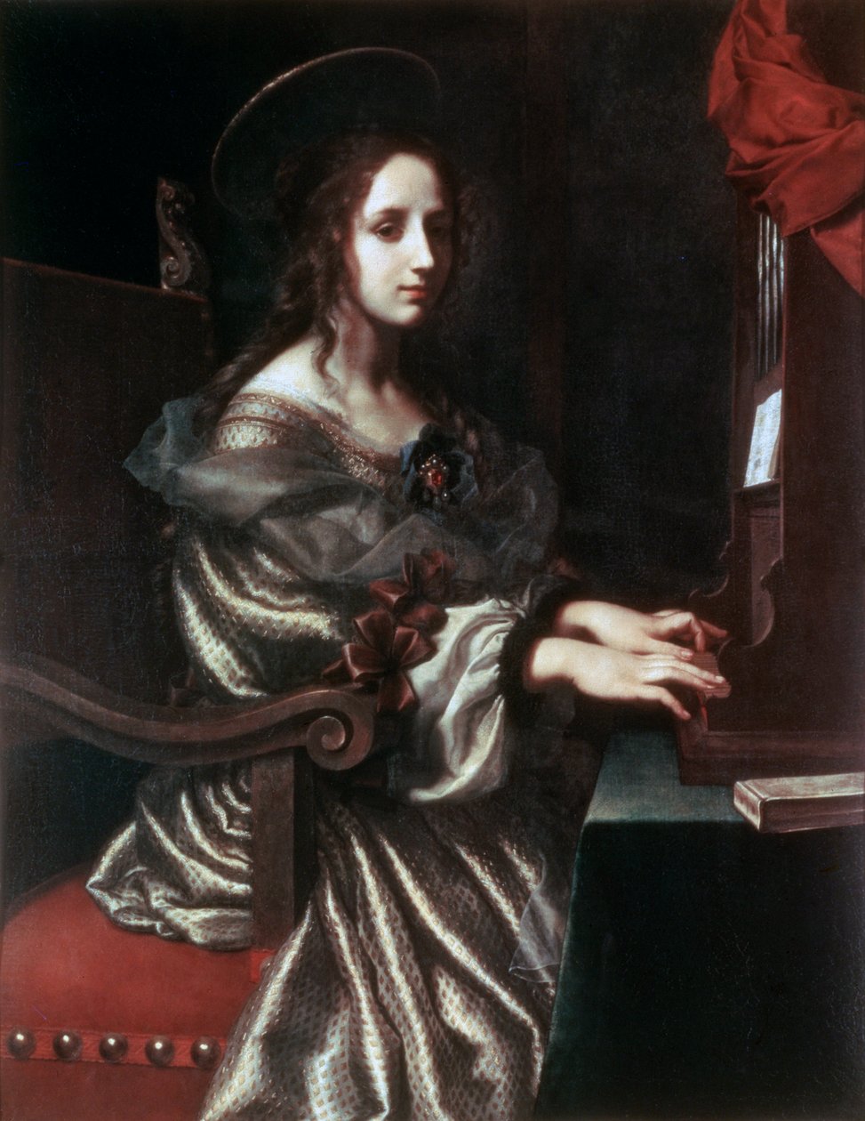 Św. Cecylia, lata 40. XVII wieku. autorstwa Carlo Dolci
