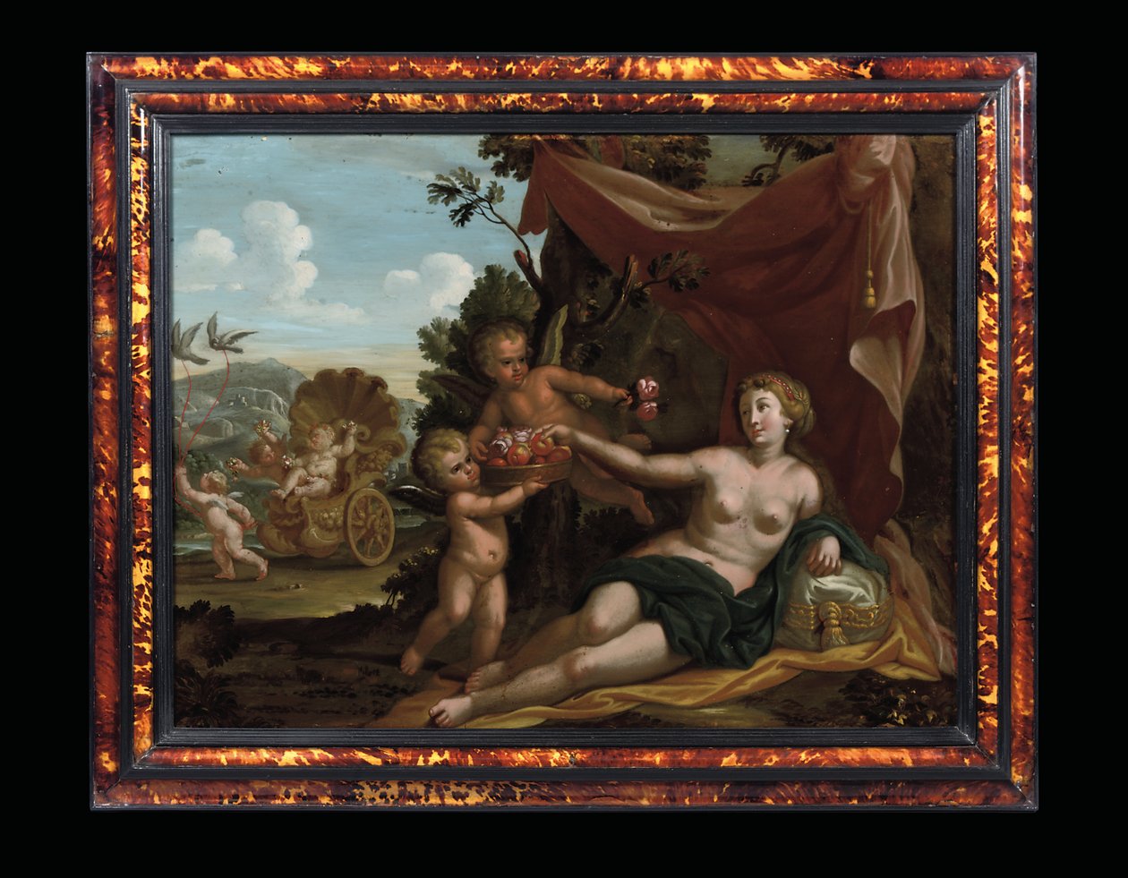 Wenus i Kupidyn, c.1692-1705 autorstwa Carlo Garofalo