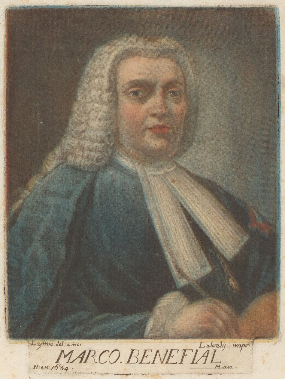 Marco Benefial, 1789. autorstwa Carlo Lasinio