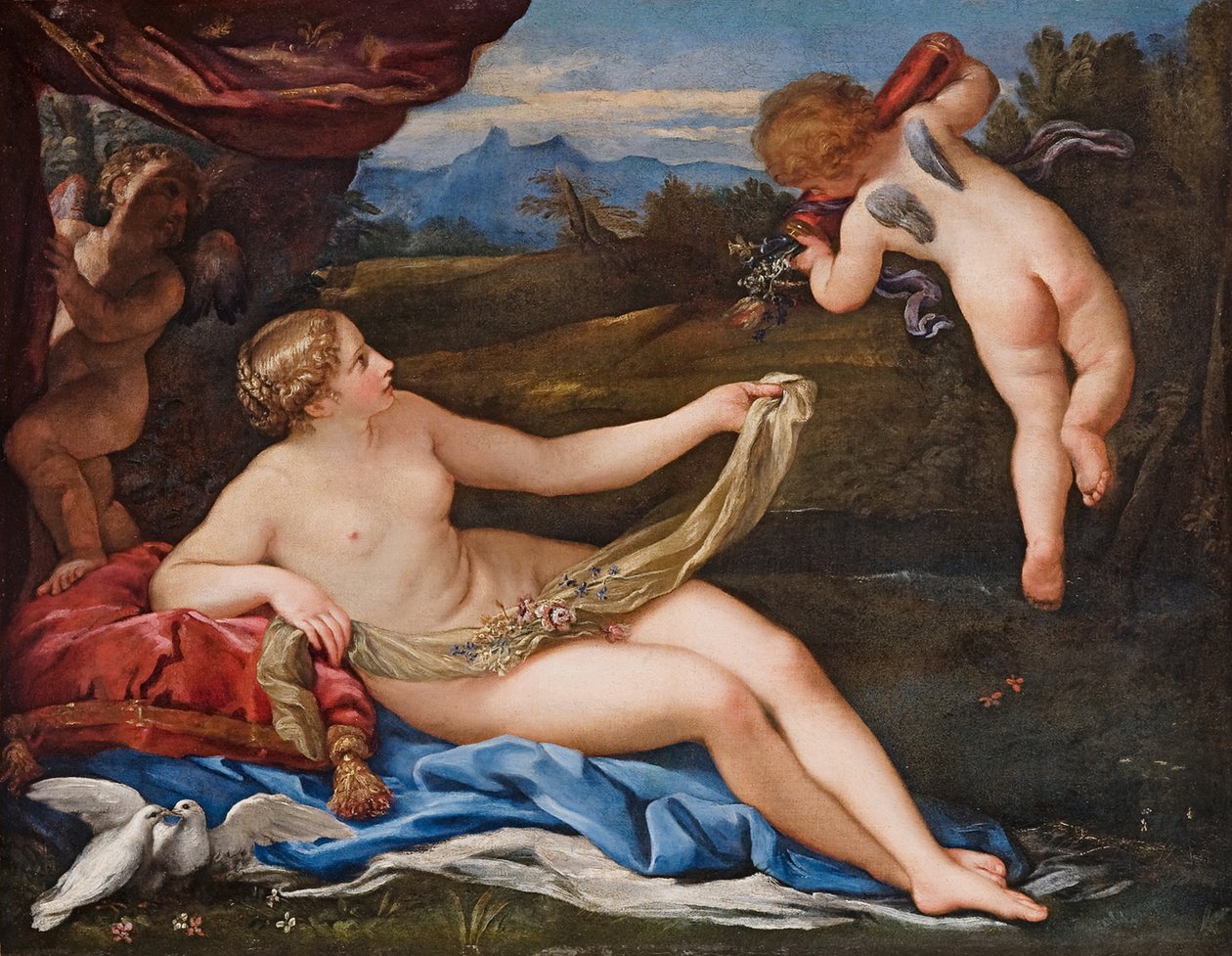 Wenus i Kupidyn autorstwa Carlo Maratta