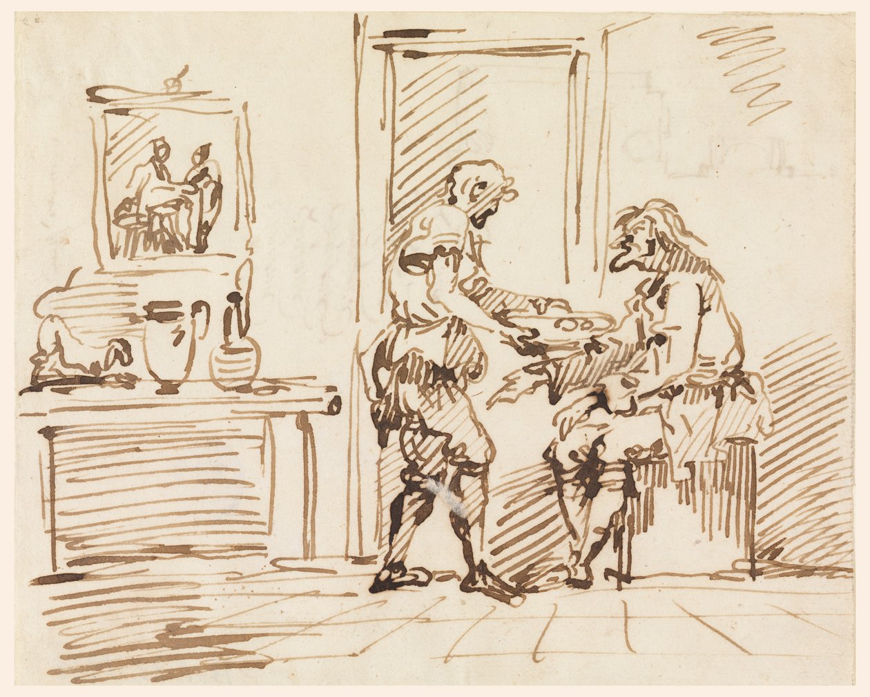Scena rodzajowa autorstwa Carlo Marchionni
