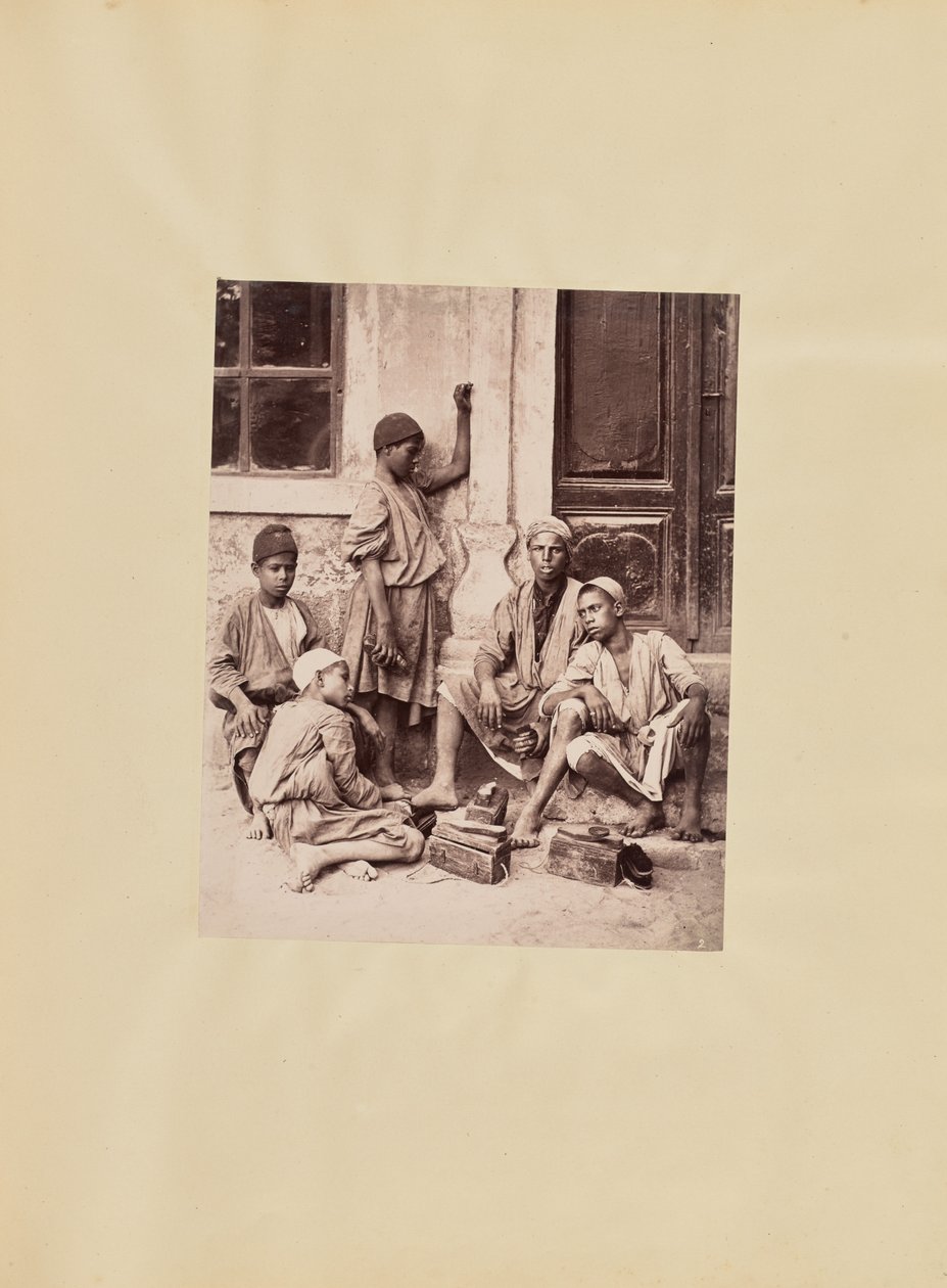 [Shoeshine boys] autorstwa Carlo Naya